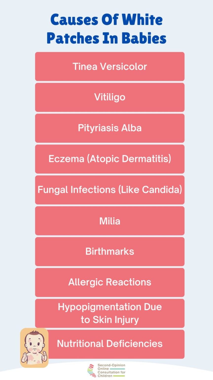 White Patches On Baby Skin: Causes & Treatment
