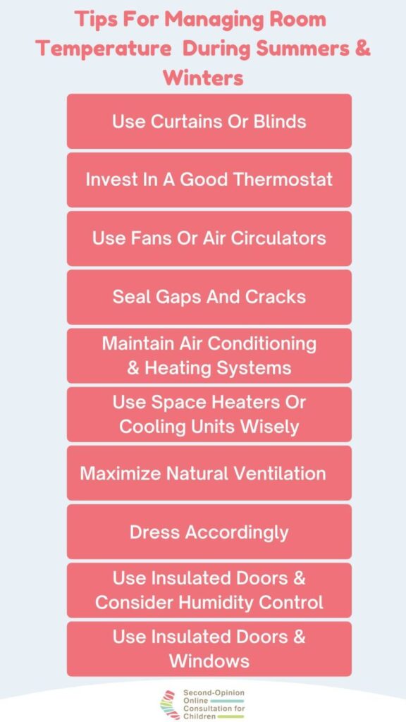 room temperature for newborn baby in india