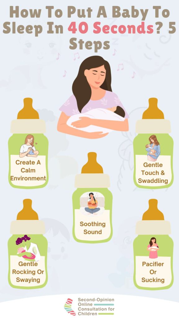 how to put a baby to sleep in 40 seconds