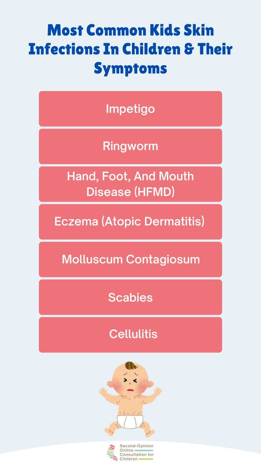 10 Most Common Kids Skin Infection & Rashes To Watch For