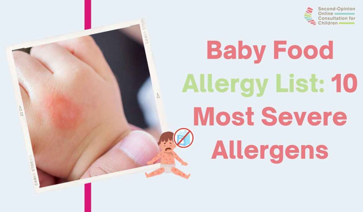 baby food allergy list