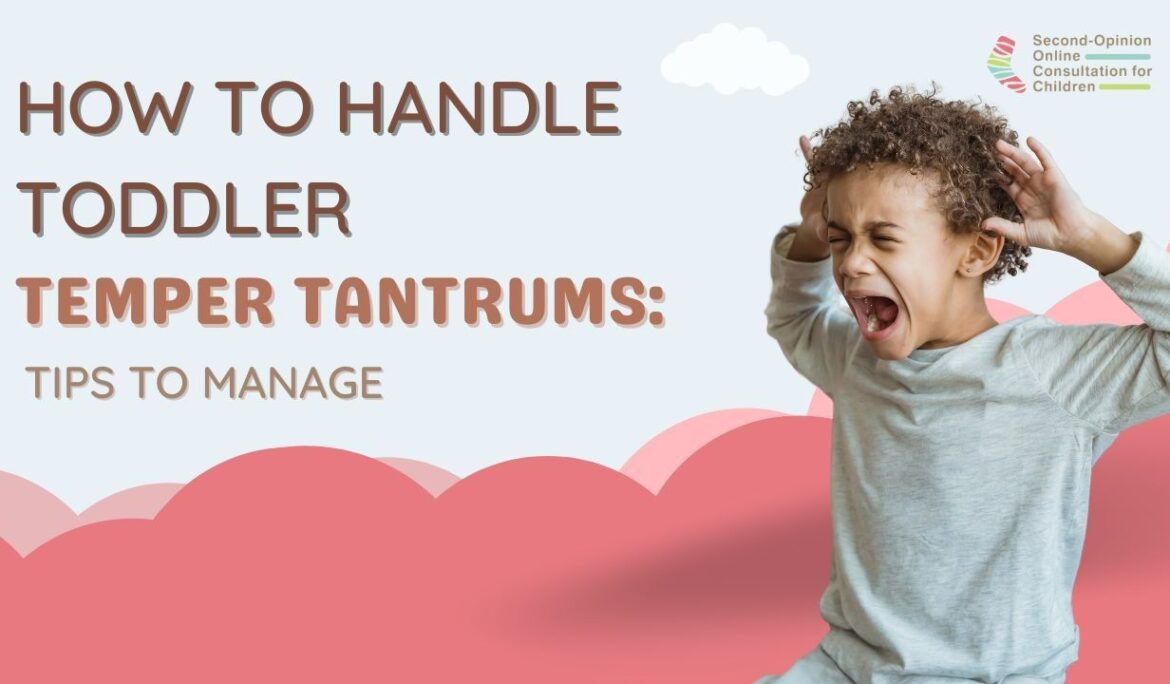 how to handle toddler temper tantrums